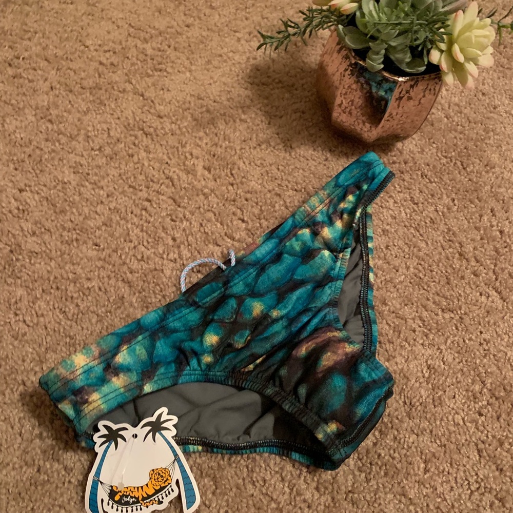 Jolyn fish scale bikini bottoms